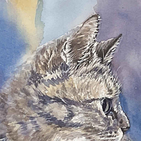 Huh? - Watercolor Painting - Artezaar.com Online Art Gallery