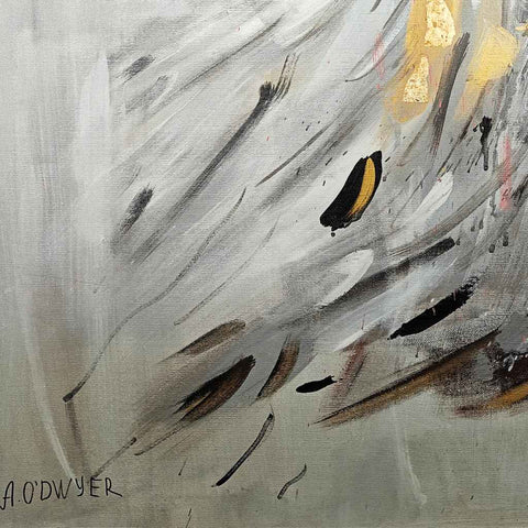 Human Soul Abstract Acrylic Painting Buy Now on Artezaar.com Online Art Gallery Dubai UAE
