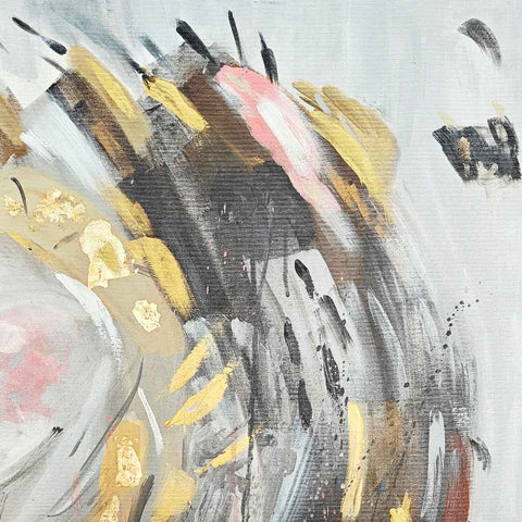 Human Soul Abstract Acrylic Painting Buy Now on Artezaar.com Online Art Gallery Dubai UAE