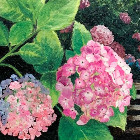 Hydrangea - Oil Painting - Artezaar.com Online Art Gallery
