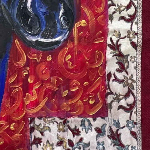I Am Arab Oil Painting Buy Now on Artezaar.com Online Art Gallery Dubai UAE