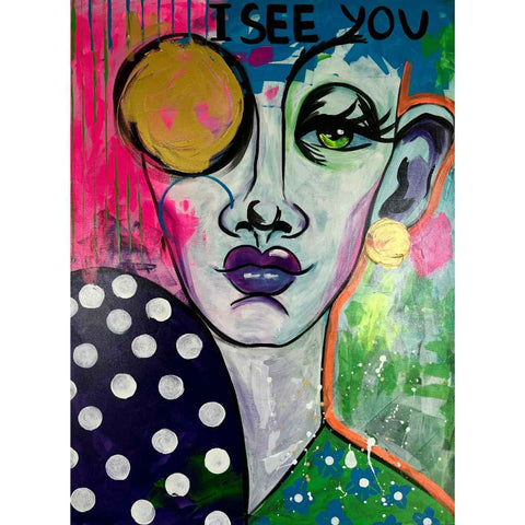 I see you Acrylic Pop Art Buy Now on Artezaar.com Online Art Gallery Dubai UAE