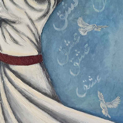 Ishq Acrylic Painting Buy Now on Artezaar.com Online Art Gallery Dubai UAE