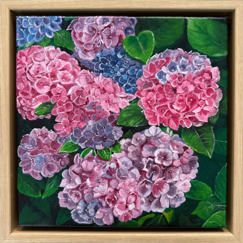 Indigo Mist - Oil Painting - Artezaar.com Online Art Gallery
