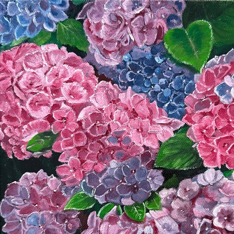 Indigo Mist - Oil Painting - Artezaar.com Online Art Gallery