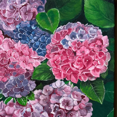 Indigo Mist - Oil Painting - Artezaar.com Online Art Gallery