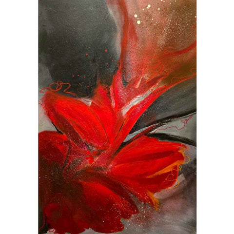 Inferno Bloom Acrylic Painting Buy Now on Artezaar.com Online Art Gallery Dubai UAE