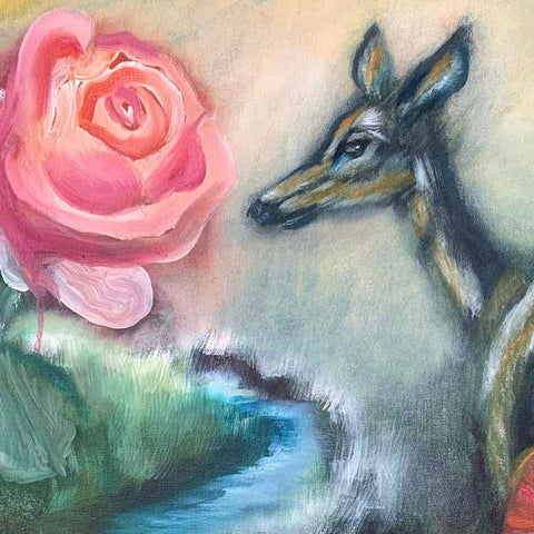 Instinct - Nature Oil Painting - Artezaar.com Online Art Gallery