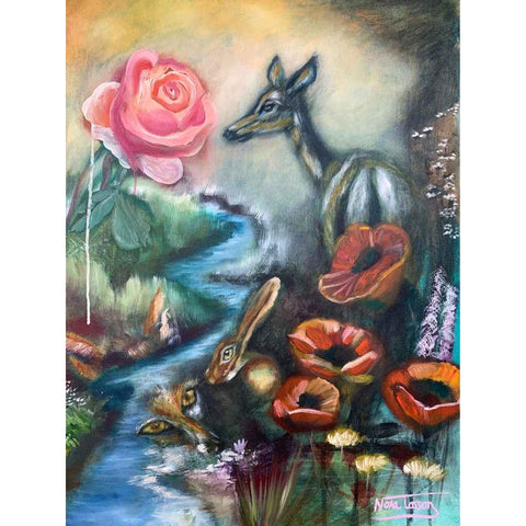 Instinct - Nature Oil Painting - Artezaar.com Online Art Gallery