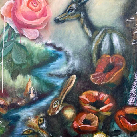 Instinct - Nature Oil Painting - Artezaar.com Online Art Gallery
