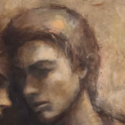 Inward Gaze Oil Painting Buy Now on Artezaar.com Online Art Gallery Dubai UAE