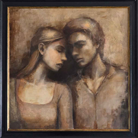 Inward Gaze Oil Painting Buy Now on Artezaar.com Online Art Gallery Dubai UAE