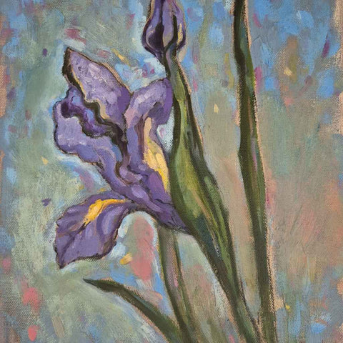 Iris 2 Fine Oil Painting Buy Now on Artezaar.com Online Art Gallery Dubai UAE