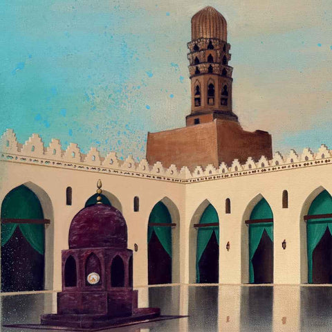 Jamea Anwar Acrylic Painting Buy Now on Artezaar.com Online Art Gallery Dubai UAE