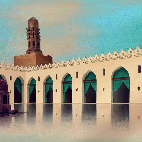 Jamea Anwar Acrylic Painting Buy Now on Artezaar.com Online Art Gallery Dubai UAE