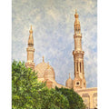 Jumeirah Mosque Oil Painting Buy Now on Artezaar.com Online Art Gallery Dubai UAE