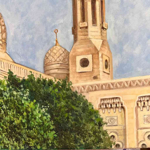 Jumeirah Mosque Oil Painting Buy Now on Artezaar.com Online Art Gallery Dubai UAE