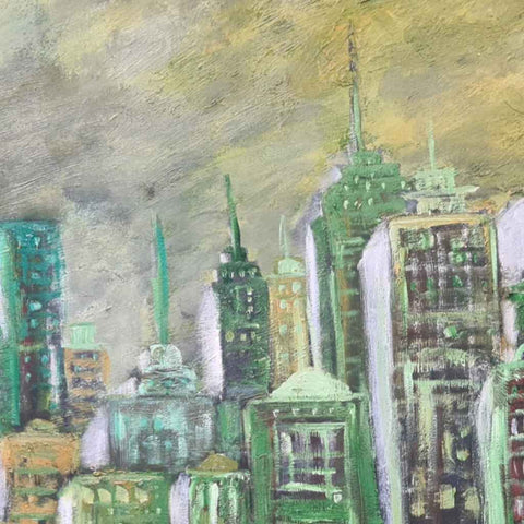 Khafaya Mixed Media Painting Buy Now on Artezaar.com Online Art Gallery Dubai UAE
