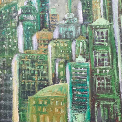 Khafaya Mixed Media Painting Buy Now on Artezaar.com Online Art Gallery Dubai UAE