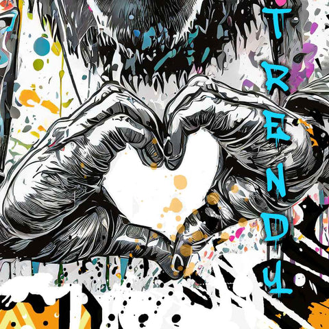King of hearts 2 Digital Pop Art Buy Now on Artezaar.com Online Art Gallery Dubai UAE
