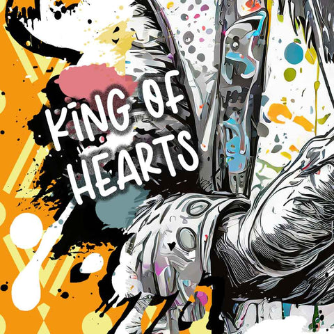 King of hearts 2 Digital Pop Art Buy Now on Artezaar.com Online Art Gallery Dubai UAE