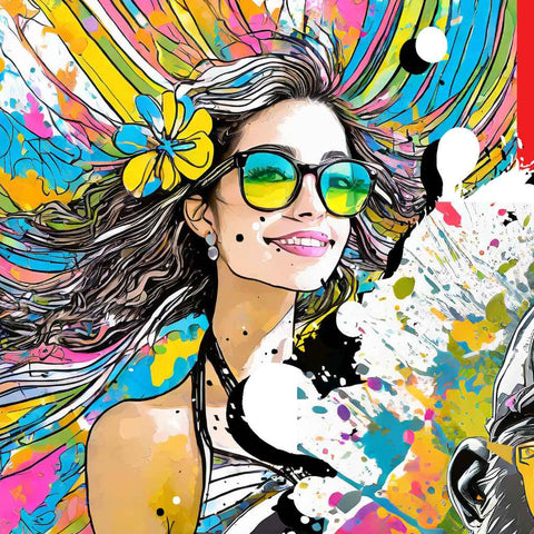 King of hearts Digital Pop Art Buy Now on Artezaar.com Online Art Gallery Dubai UAE