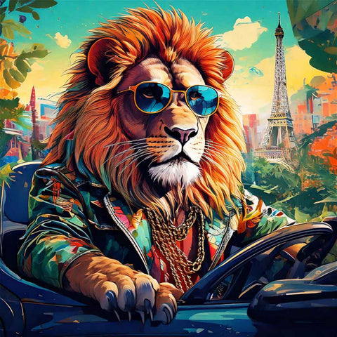 King of the road Abstract Digital Art Buy Now on Artezaar.com Online Art Gallery Dubai UAE
