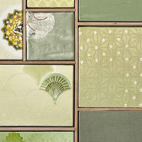 Kobachi ~ Green Collection Abstract Mixed Media Artwork Buy Now on Artezaar.com Online Art Gallery Dubai UAE