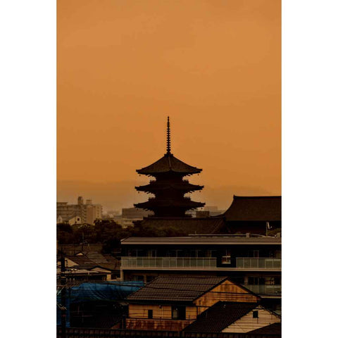 Kyoto in Amber Photography Print Buy Now on Artezaar.com Online Art Gallery Dubai UAE