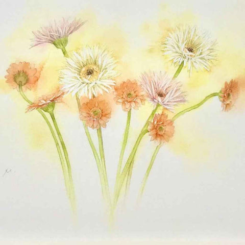La La La - Watercolor Painting - Artezaar.com Online Art Gallery