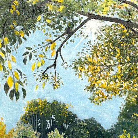 Late Summer Road Oil Painting Buy Now on Artezaar.com Online Art Gallery Dubai UAE