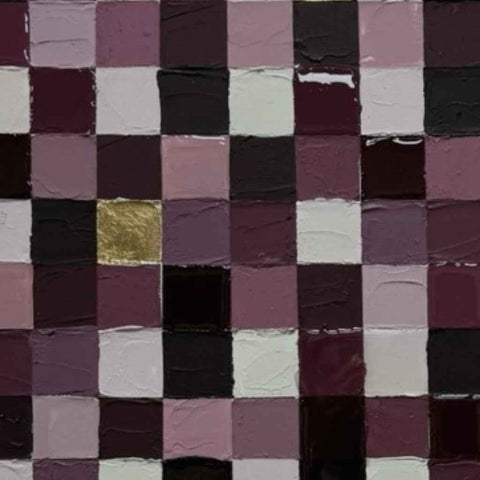 Lavender Grid Abstract Acrylic Painting Buy Now on Artezaar.com Online Art Gallery Dubai UAE