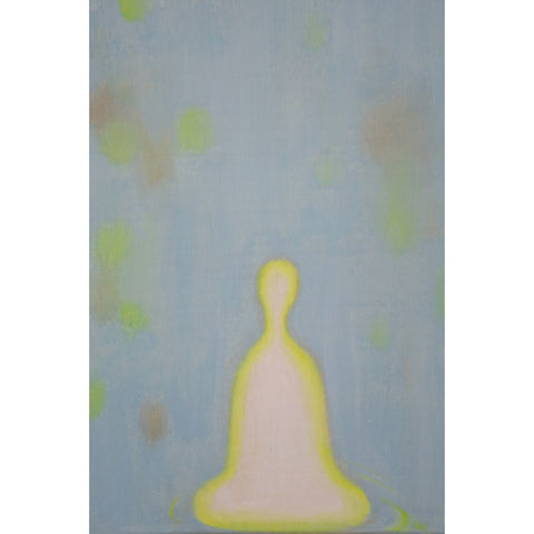 Light and Meditation - Blue Fantasy Oil Painting Buy Now on Artezaar.com Online Art Gallery Dubai UAE