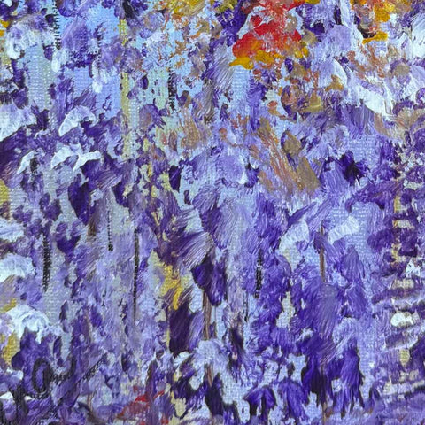 Lilac Kisses Acrylic Painting Buy Now on Artezaar.com Online Art Gallery Dubai UAE