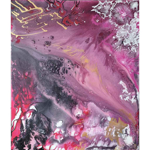 Lilac Nights Mixed Media Painting Buy Now on Artezaar.com Online Art Gallery Dubai UAE