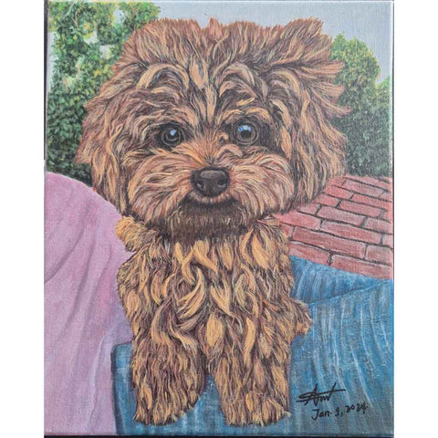 Little Soul Big Love - Acrylic Painting - Artezaar.com Online Art Gallery