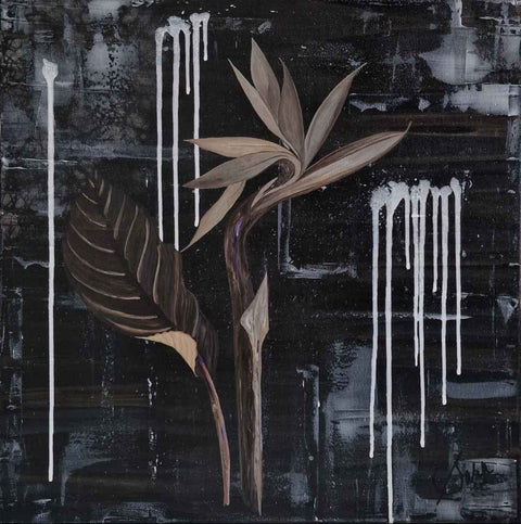Litz Abstract Mixed Media Painting Buy Now on Artezaar.com Online Art Gallery Dubai UAE