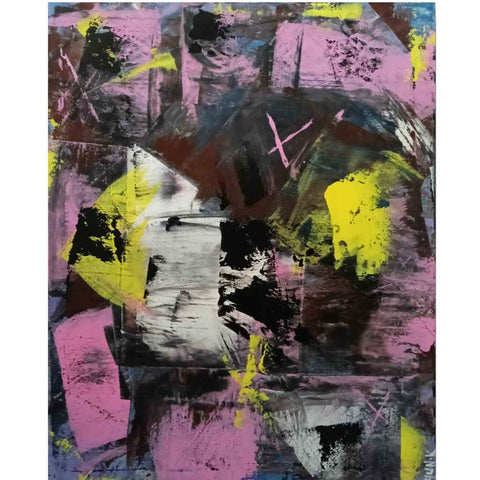 London Underground Abstract Acrylic Painting Buy Now on Artezaar.com Online Art Gallery Dubai UAE