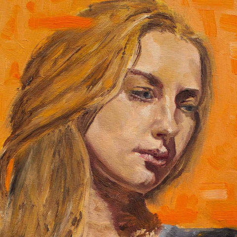 Longing Fine Oil Painting Buy Now on Artezaar.com Online Art Gallery Dubai UAE