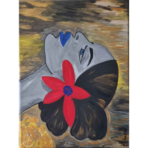 Lost In A Gaze - Acrylic Painting - Artezaar.com Online Art Gallery
