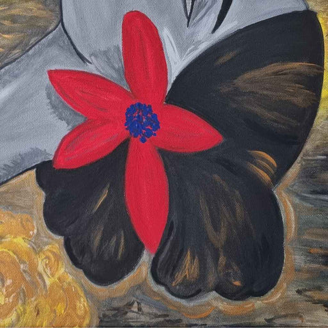 Lost In A Gaze - Acrylic Painting - Artezaar.com Online Art Gallery