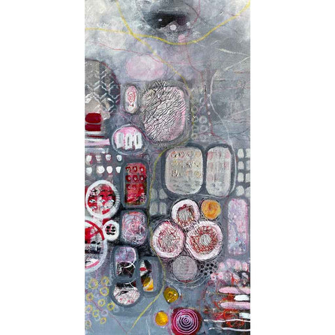Love Is In The Air II Mixed Media Painting Buy Now on Artezaar.com Online Art Gallery Dubai UAE