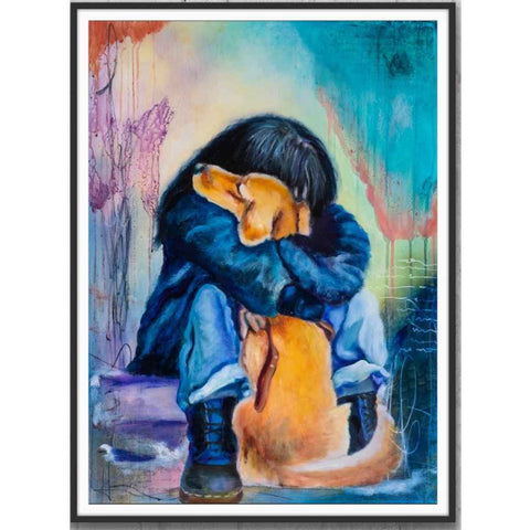 Lucky my love Mixed media Pop Art Buy Now on Artezaar.com Online Art Gallery Dubai UAE