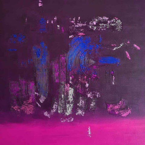 Lumen Mixed Media Painting Buy Now on Artezaar.com Online Art Gallery Dubai UAE