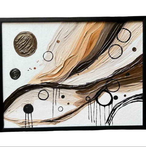 Lunar Dust Mixed Media Painting Buy Now on Artezaar.com Online Art Gallery Dubai UAE