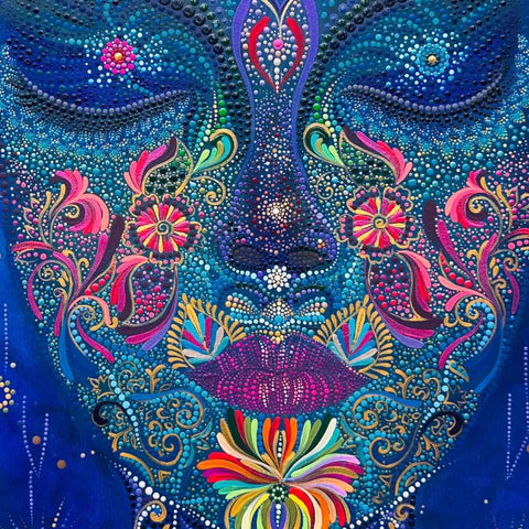 Maaya - The Illusion Abstract Acrylic Painting Buy Now on Artezaar.com Online Art Gallery Dubai UAE