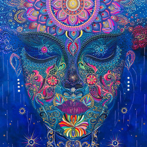 Maaya - The Illusion Abstract Acrylic Painting Buy Now on Artezaar.com Online Art Gallery Dubai UAE