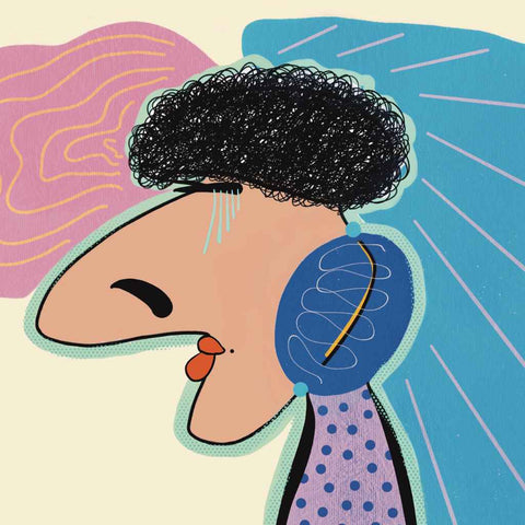 Májida II - Queen of Unbothered Digital Art Print Buy Now on Artezaar.com Online Art Gallery Dubai UAE