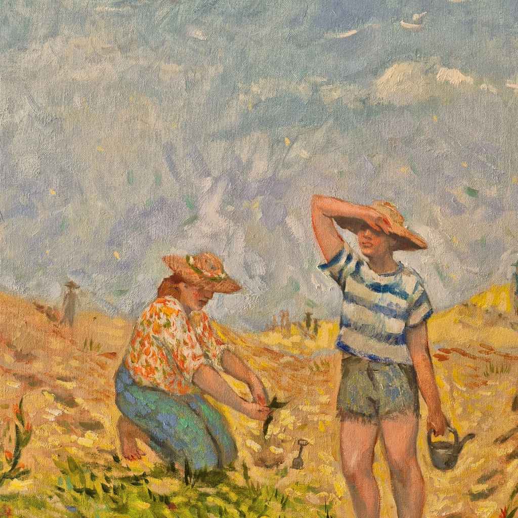 Many Paths, One Cause Oil Painting | Artezaar.com Online Gallery Dubai ...