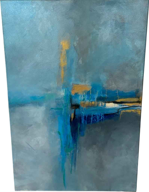 Many Paths One Destination Abstract Acrylic Painting Buy Now on Artezaar.com Online Art Gallery Dubai UAE
